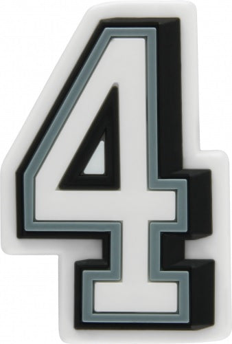 Jibbitz  Number 4 Crocs