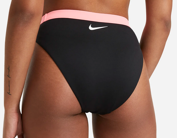 Image of Slip de baie cu talie inalta Nike XS- S- M