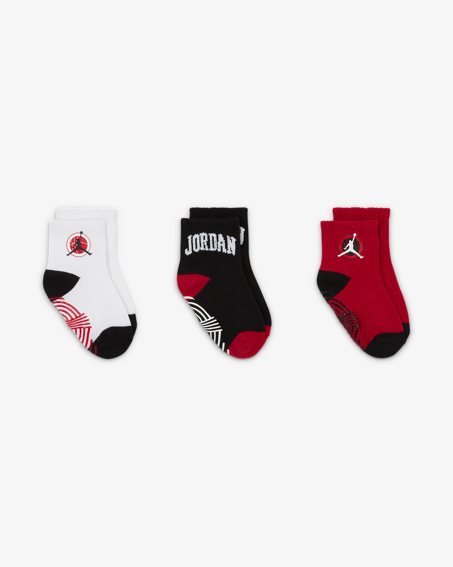Sosete 3-pack Jordan Gym23 antiderapante 6 luni- 4 ani