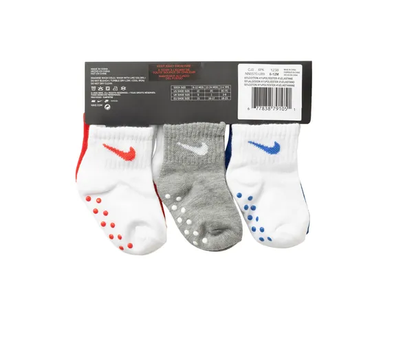Image of Set 6 sosete Pop color Nike 12-24 luni