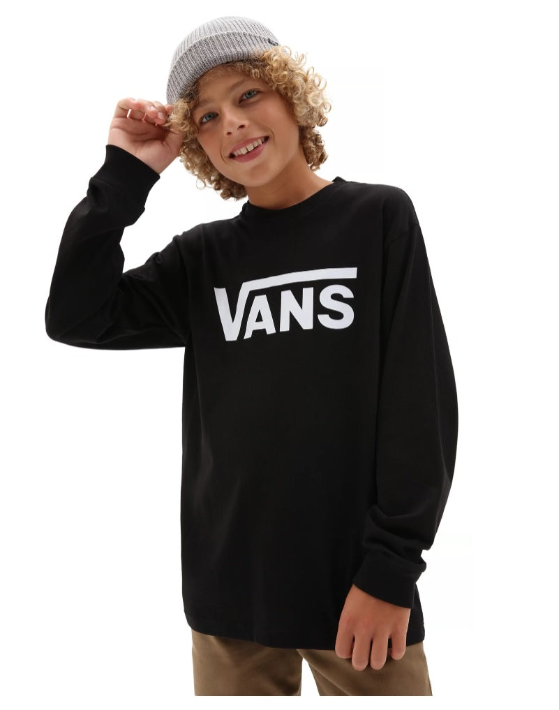 Tricou cu maneca lunga Vans Classic 8- 14 ani