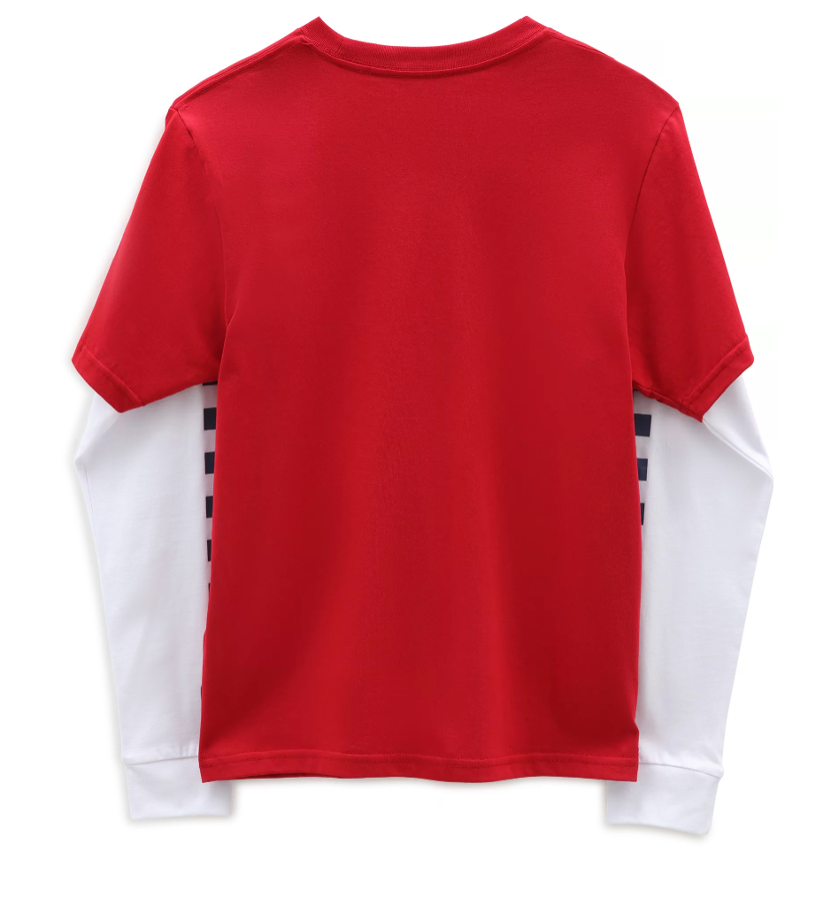 Tricou cu maneca lunga Vans Long Check 8-14 ani