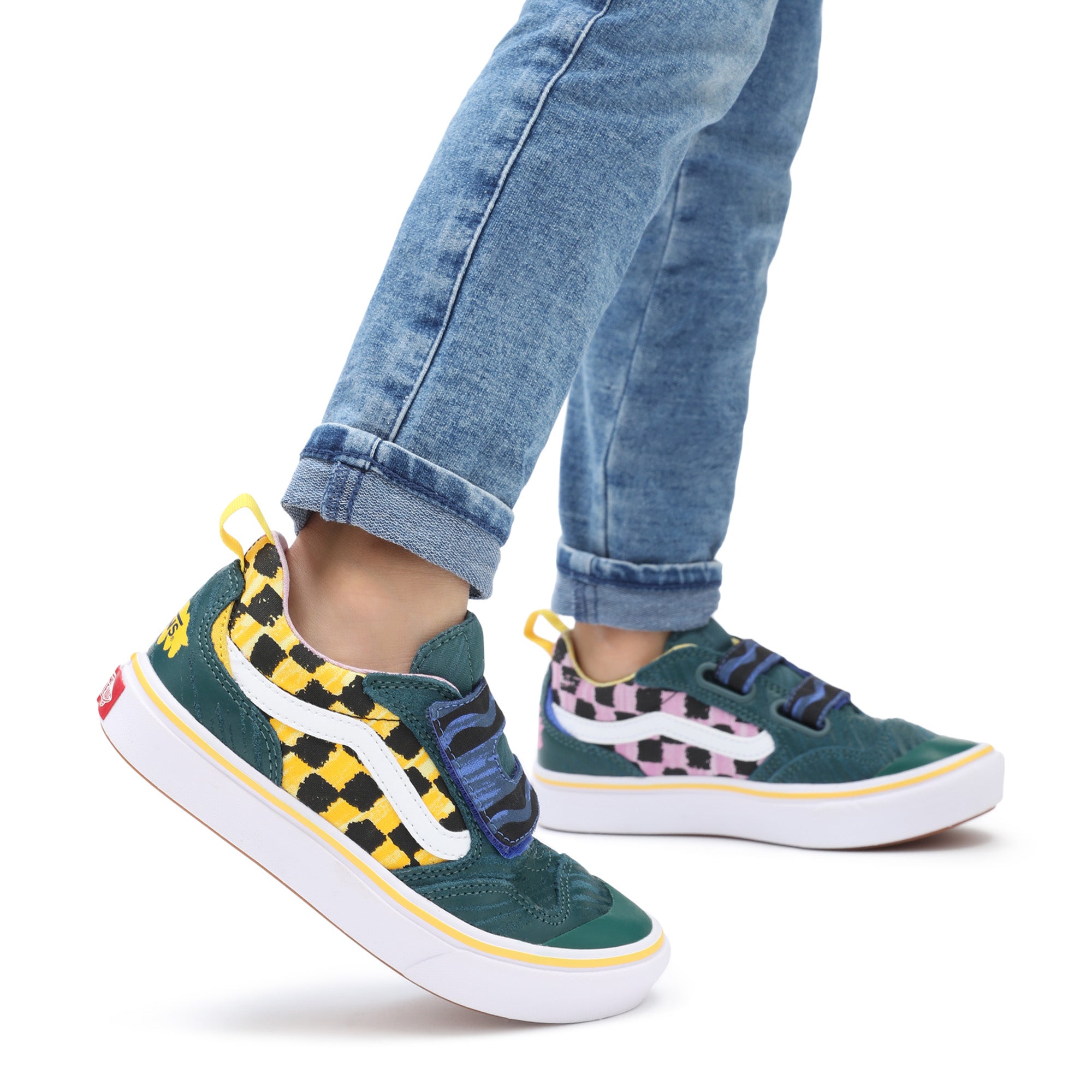 Pantofi Vans Comfycush New Skool Crayola Color Mashup EU 27- EU 34