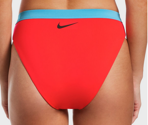 Image of Slip de baie cu talie inalta Nike XS - S - M
