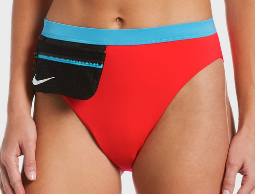 Slip de baie cu talie inalta Nike XS - S - M